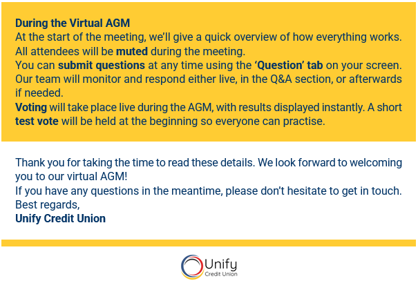 AGM 2026 During the Meeting 