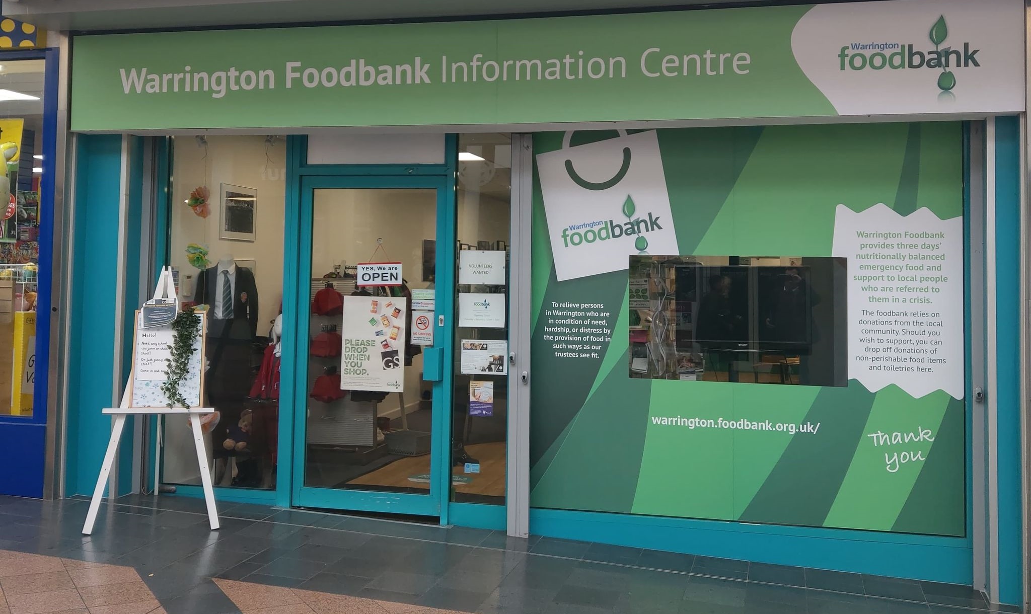 Warrington Food Bank Information Centre