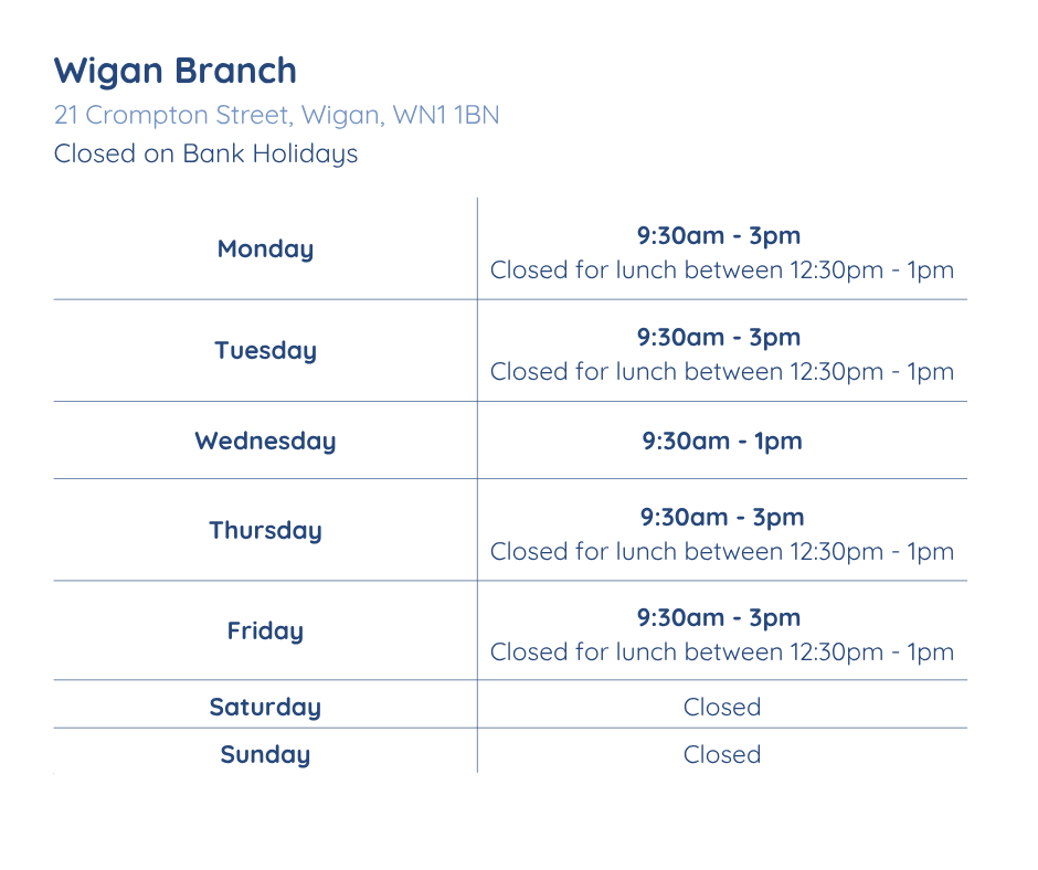 Wigan Operation Hours (04/26)